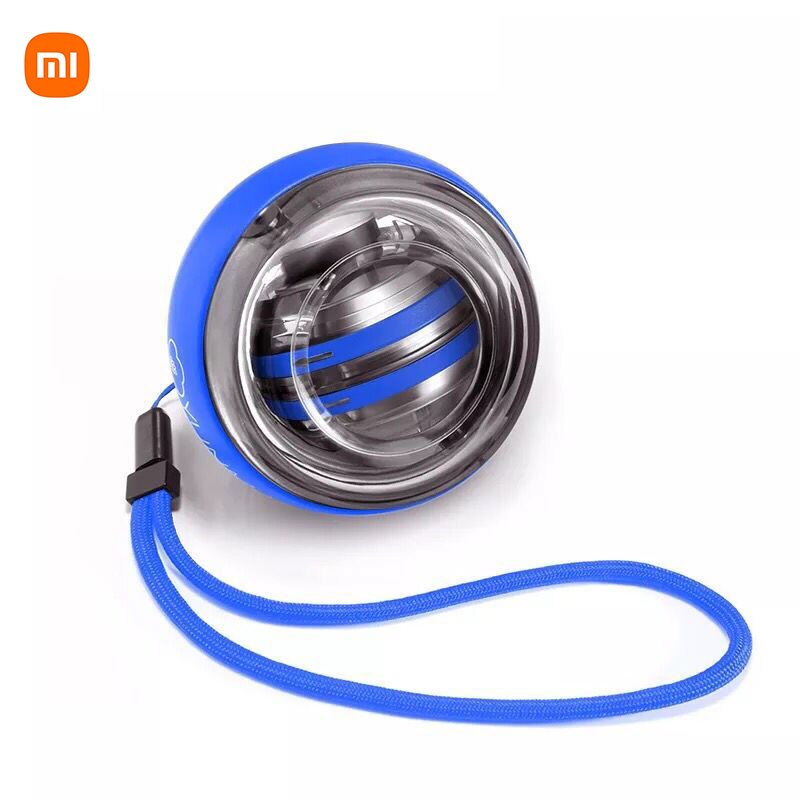 MI Yunmai-Bola LED para la muñeca, Super giroscopio Powerball, giroscopio de arranque automático, entrenador de fuerza de brazo, relajación muscular, equipos de gimnasia: Blue Ball