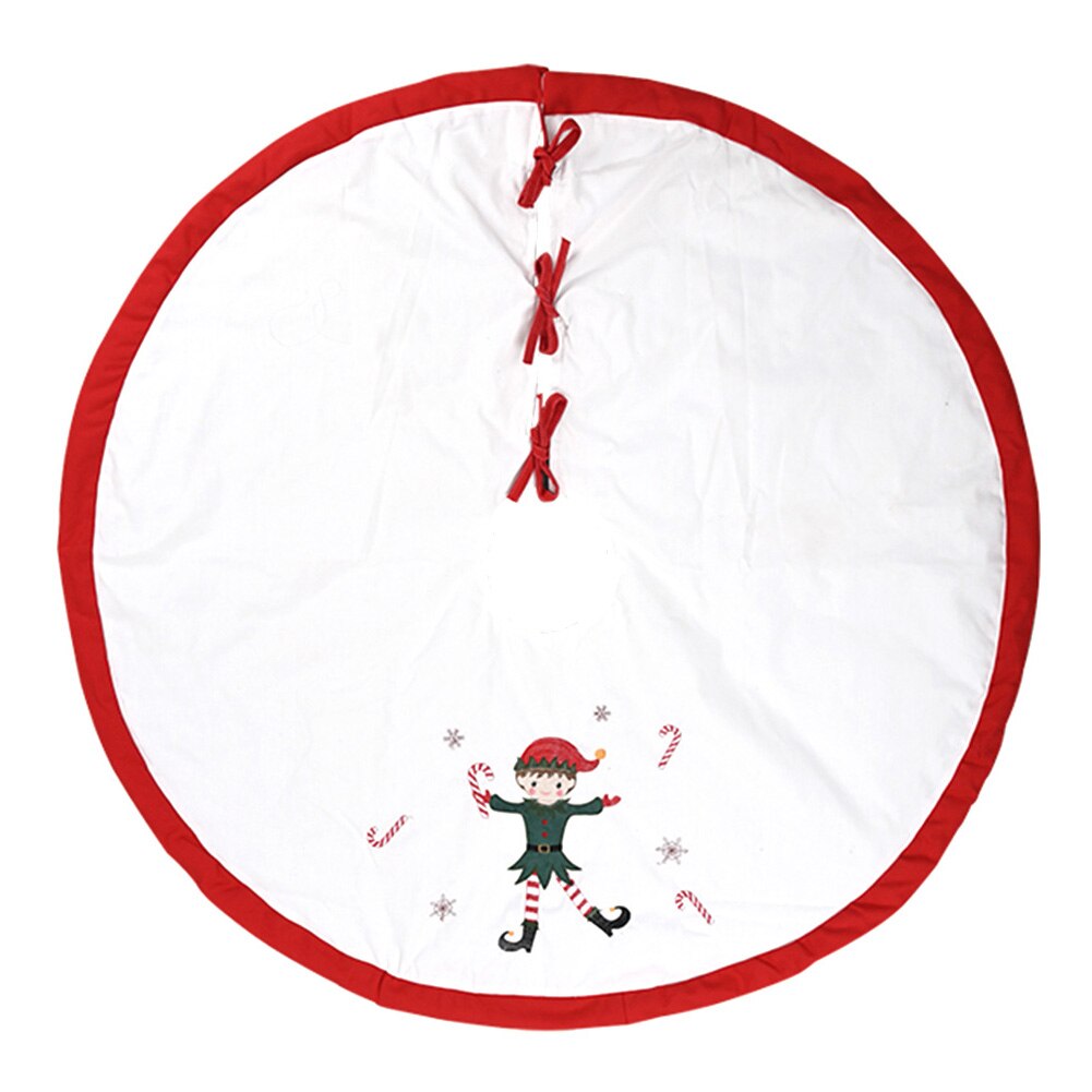 Christmas Tree Skirt Circular Tree Base Tree Apron Festival Party Decor Merry Christmas for Home Skirts Year Decoration: A