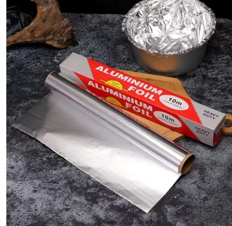 Aluminum Foil Roll - Food Grade - for Air Fryer, Oven, Baking & Grilling: Gold