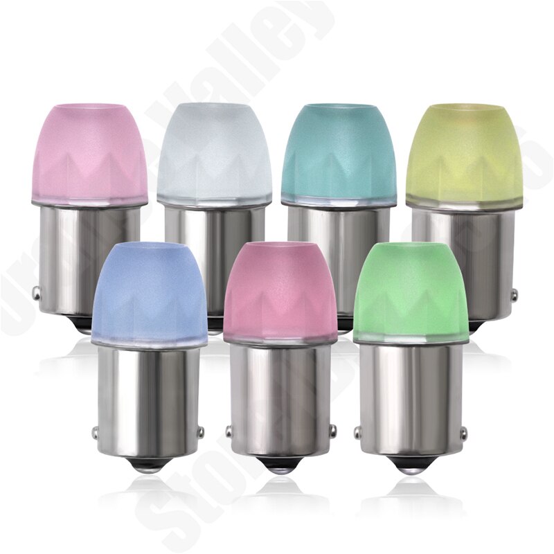 10 stk P21W 5W LED Pære BA15S 1156 1157 BAY15D Bil Signal Lys DRL 12V 24V