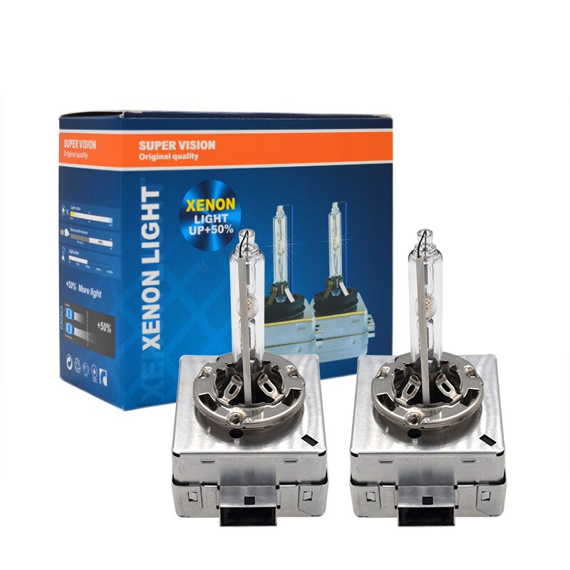 SKYJOYCE Originele AC 55 w Xenon D1S HID Lamp 4300 k 5000 k 6000 k 8000 k Metalen Voet 35 w 55 w D1S D3S Auto Koplamp Lamp D1S Xenon Lamp