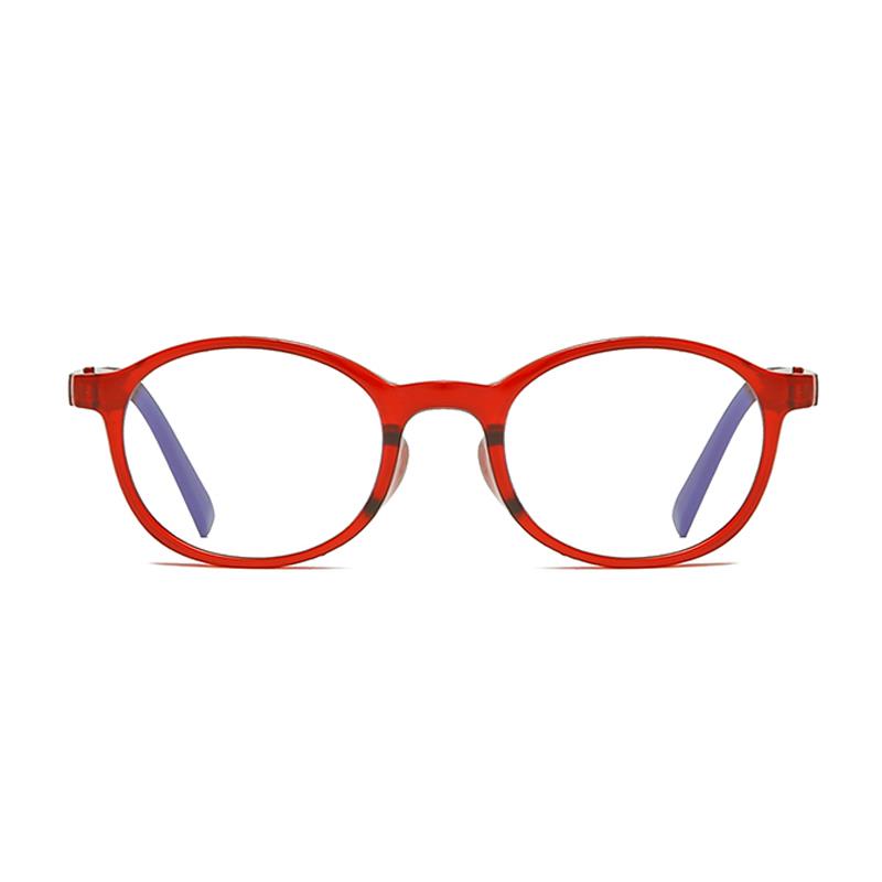 Lasten sinistä valoa estävät silmälasit, pyöreät linssit, reseptillä varustetut optiset kehykset, kirkkaat linssit,  uv400 kpl, pojat ja tytöt, sinisen valon estävät lasit