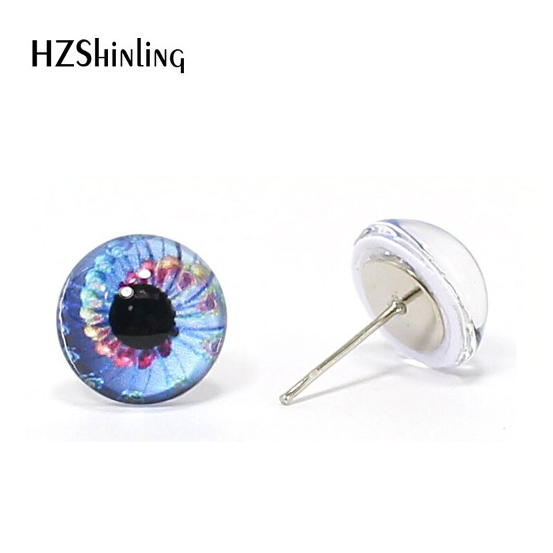 3 par 12mm håndlavede runde glas øjne drage monster øjne glas cabochons diy dyr kæledyr dukke legetøj øjne tilbehør: Ee03