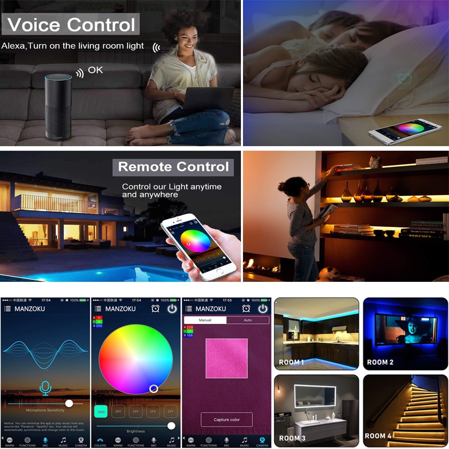 Wifi rgb / rgbw led controller mini  dc12v med  rf 21 nøgler  / ir 24 nøgle fjernbetjening med batteri til rgb / rgbw led strip lys