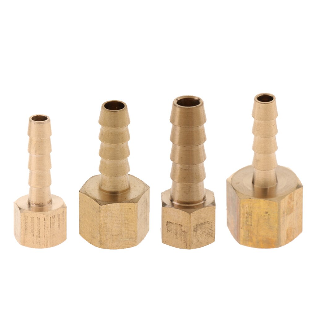 Brass BSP Female Barb Tail Hose Fitting Connector Fuel Air Gas Water Oil