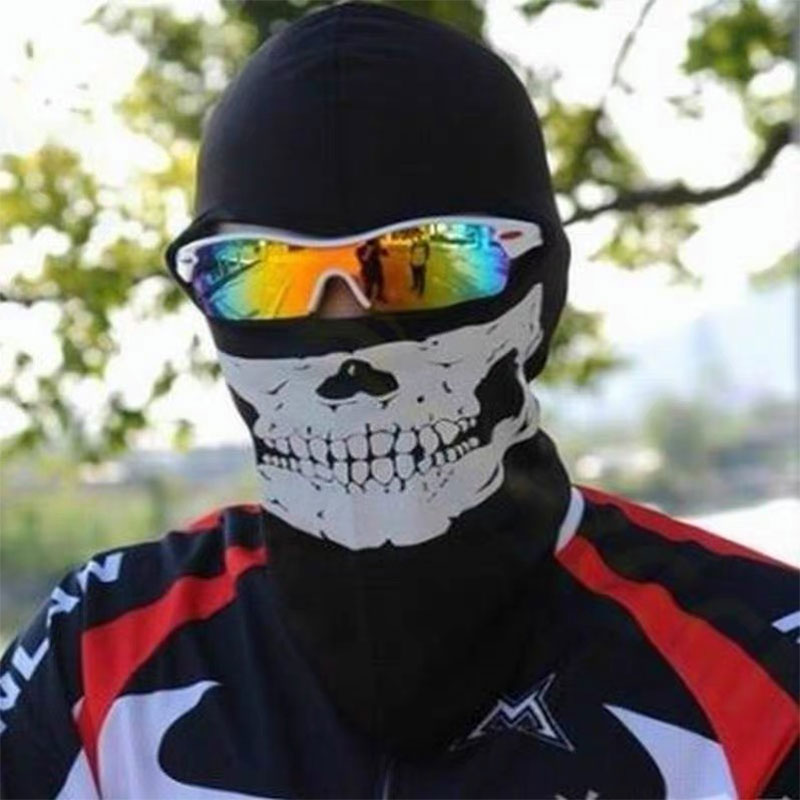 Bivakmuts Duty Mask Anti-UV Ghost Skull Volgelaatsmasker Mutsen Skeleton Ski Bike Motorcycle Winddicht Cosplay Masker
