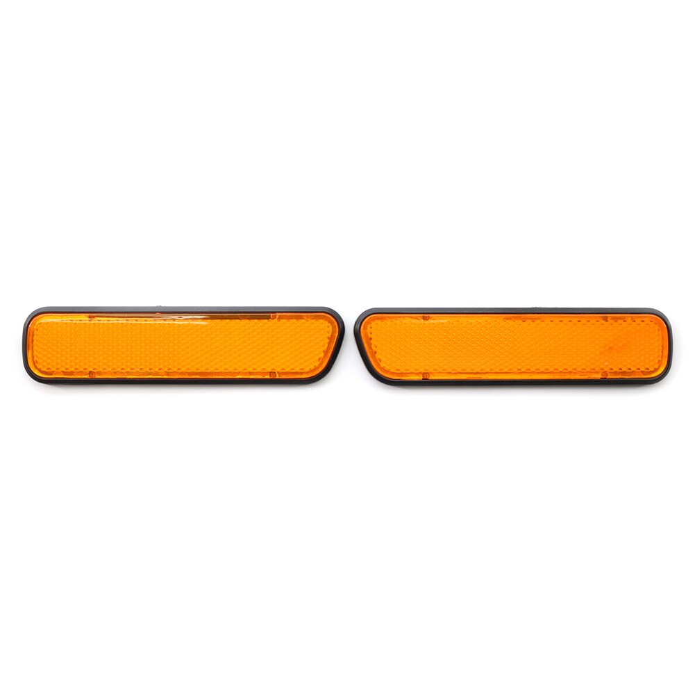 2Pcs Universal Car Reflective Warning Strip Tape Bumper Truck Safety Reflector Car Sticker Decal