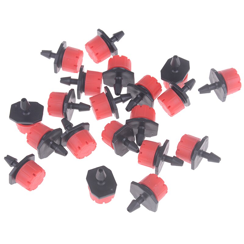 20PCS Adjustable Micro Drip Irrigation System Watering Sprinklers Garden Supplies