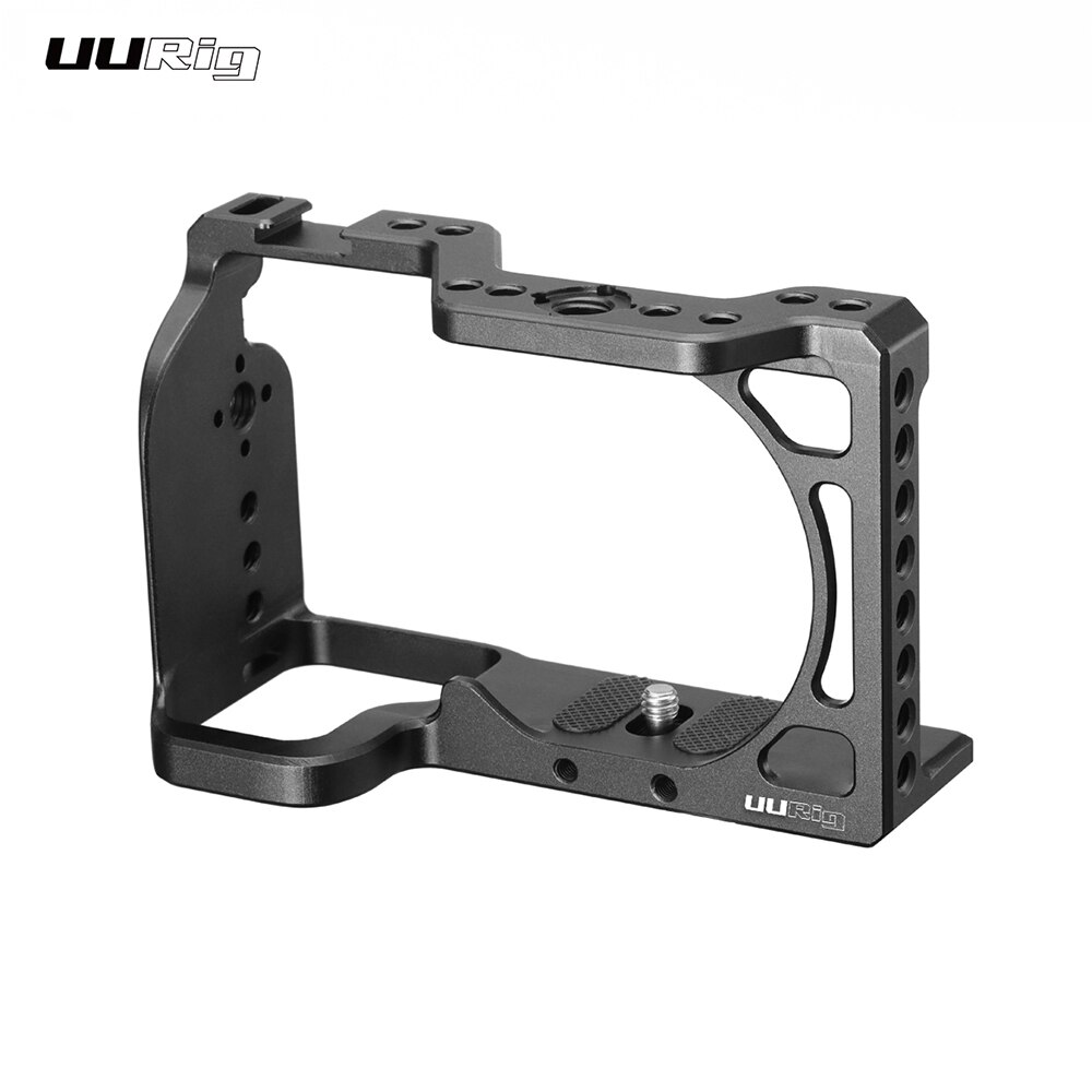 UURig Aluminum Alloy Camera Cage with Cold Shoe Compatible with Sony A6600