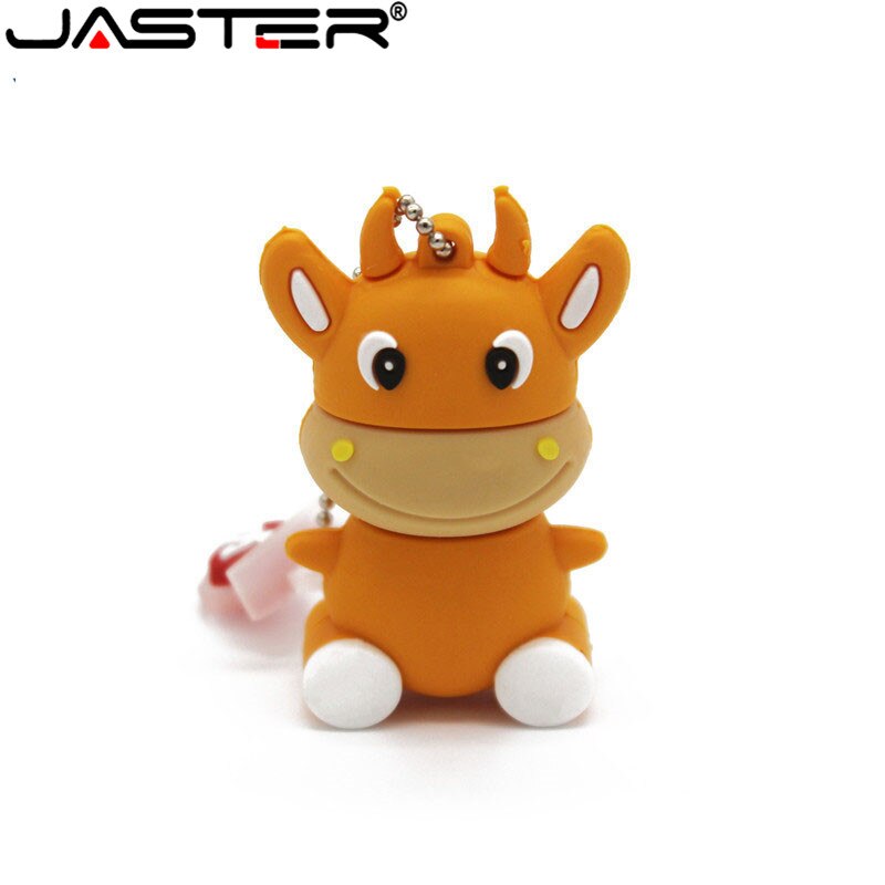 JASTER mini cartoon External Storage USB 2.0 4GB 8GB 16GB 32GB 64GB small cow cow USB flash drive
