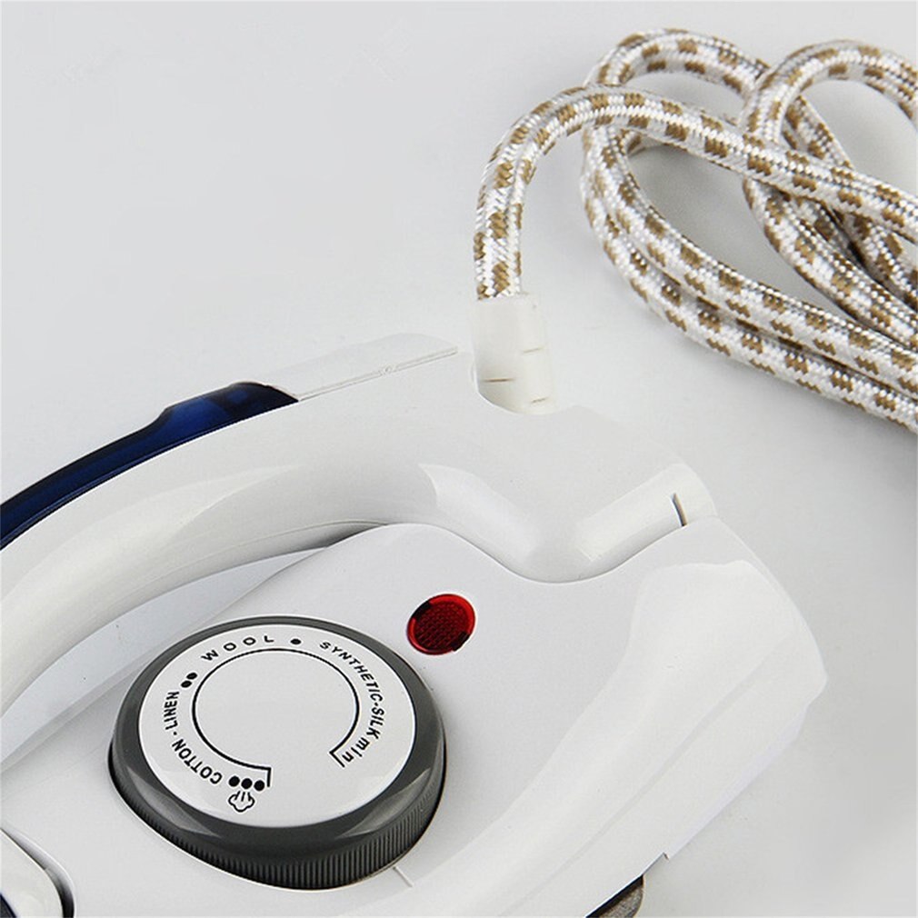 700W Portable Compact Size Foldable Handle Electric Steam Iron Baseplate Steam Iron Handheld Home Travel Use