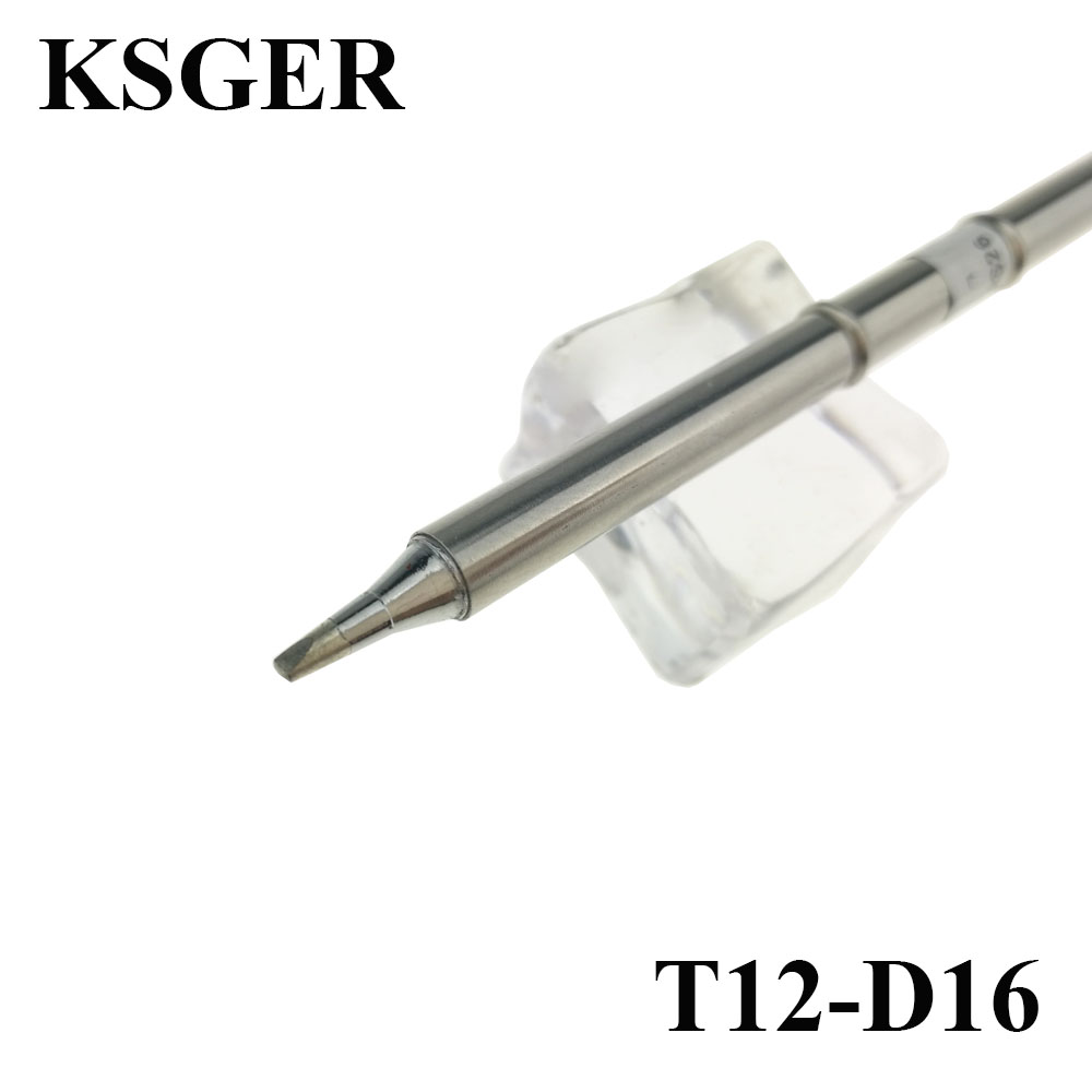 KSGER Soldeerbout Tip T12-D16 Soldeer Tips 220 v 70 w Voor FX-950 FX-951 Soldeerstation Handvat Weld gereedschap