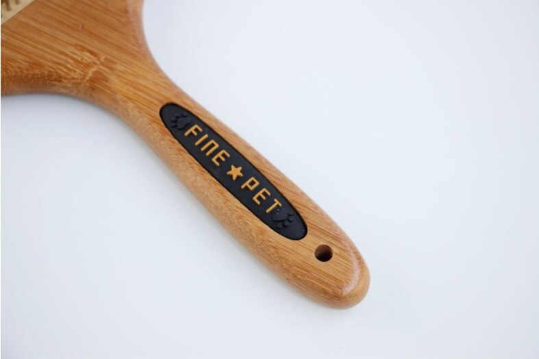 Pet Grooming Rake - 25mm Long Tooth Undercoat Dog Rake with Rotating Teeth, Steel Brush Comb for Long Hair Pet Dematting Tools