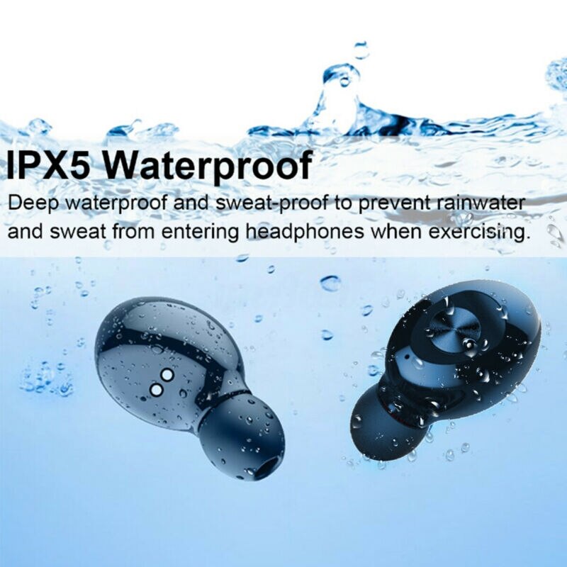 Tragbare Bluetooth 5,0 Wireless Kopfhörer Stereo In-Ear Sport Earbuds XG-12 IPX5 Wasserdichte Mini Headset Mit Lade Fall