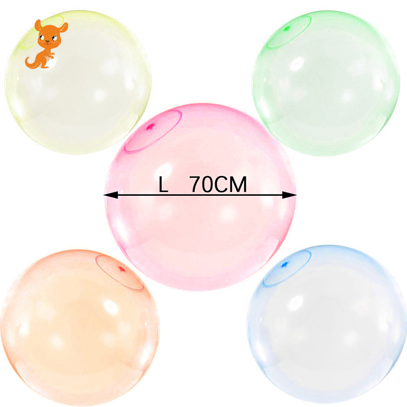 Baby Bubble Balls Outdoor Soft Squishies Air Water Filled Bubble Ball Blow Up Balloon Summer Outdoor Games Bath Party Game Toys