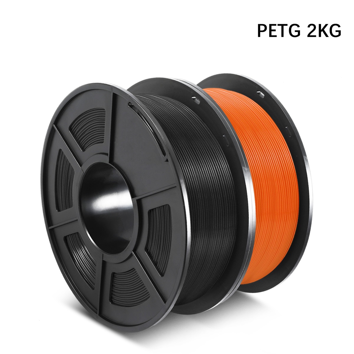 PLA PETG Filament 3D Printing 1.75mm 1KG/2.2lb For Ender 3D Printer Free Fast Support Bulk Order: PETG-BK-OR-2KG