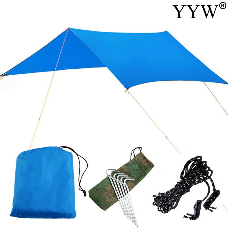 Ultralight Tarp Outdoor Camping Tourist Camouflage Tent Sun Shelter Shade Awning Pergola Waterproof Beach Tent Hammock Rain Fly