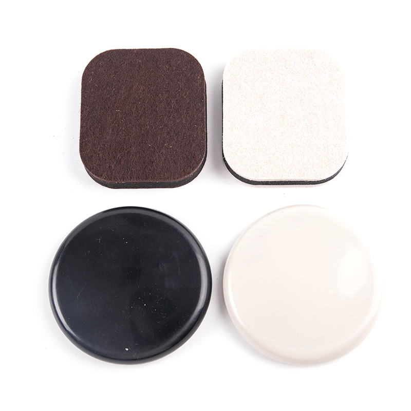 Tampon anti-vibration pour chaise de bureau, butée de roue, roulette de meubles, standard, protecteurs de sol en bois dur, pieds roulants, polymères anti-ald