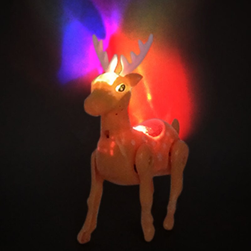 Glowing Deer Animal Toy Music Walking Educational Cute for Children Kids BM88