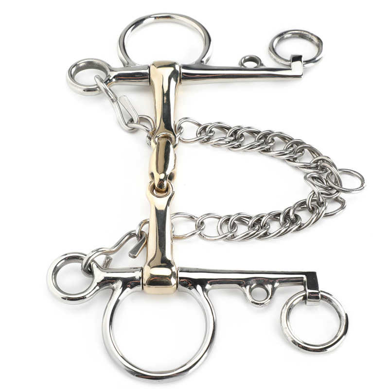 Paardrijden Apparatuur Paard Bits Rvs Pelham Paard Bit Accessoire Jointed Silicon Messing Connector Mond Producten