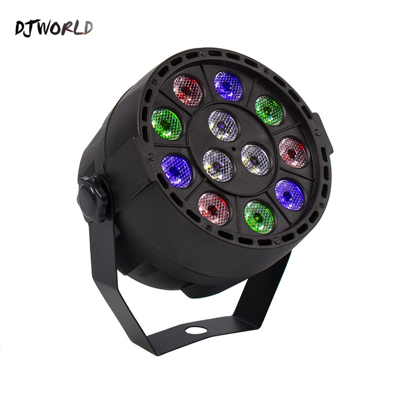 DJworld Lumière de Scène LED - 12x3W RGBW - Contrôle DMX - Angle de Faisceau 15° - 36W - Blanc