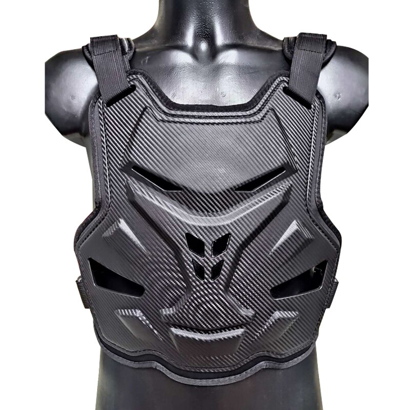 Carbon Fiber Hard Shell Motocross Vest Jas Insert armor Borst Wervelkolom Armor Anti Impact Fietsen Slip protector