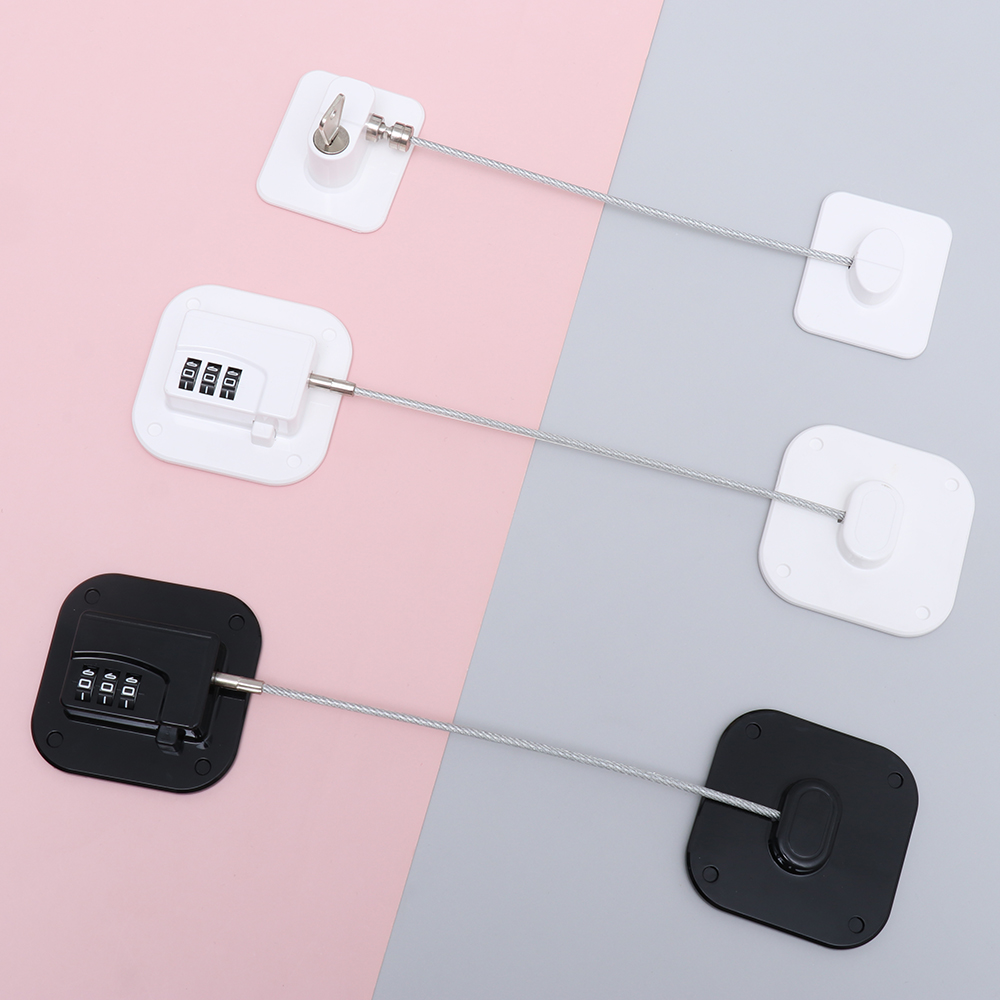 Serrures d'armoire avec clé en métal ou serrure codée, mot de passe numérique, serrure de réfrigérateur, serrure de proximité de Cisco coulissant, accessoire de sécurité pour bébé