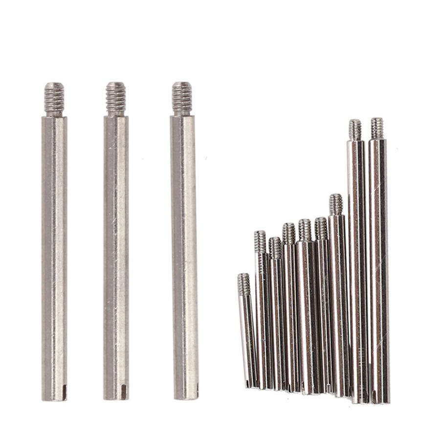 Juego de tornillos de correa de reloj de Metal con caja de almacenamiento, herramientas de reparación de reloj, accesorios, piezas para relojero, 50 Uds./100 Uds.