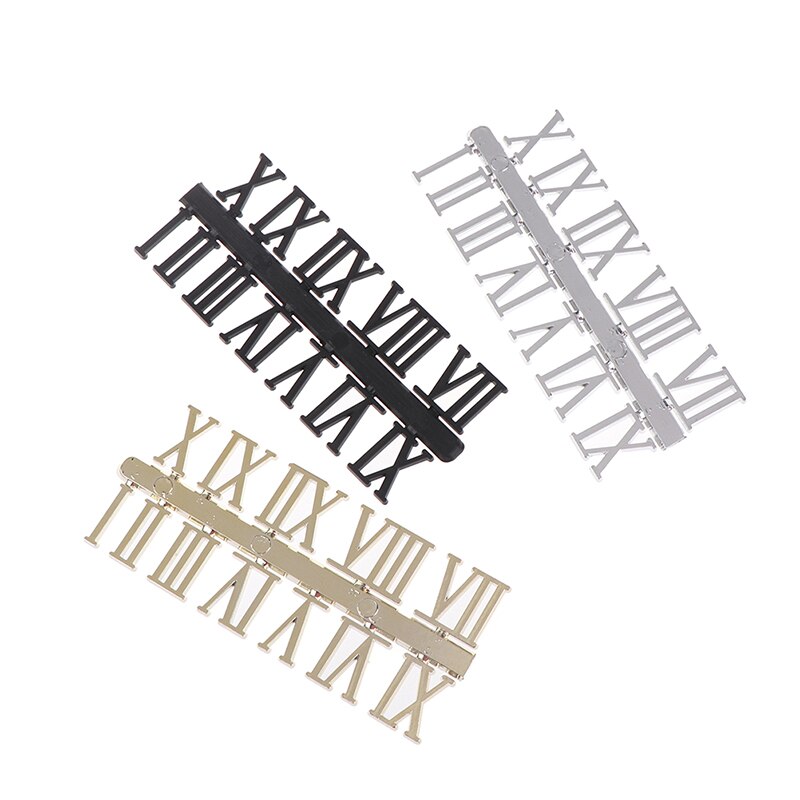 Clock Dial Digital Mechanism Parts Card Clock Accessories Roman Numeral DIY Digital Replacement Gadget Repair Clock Parts