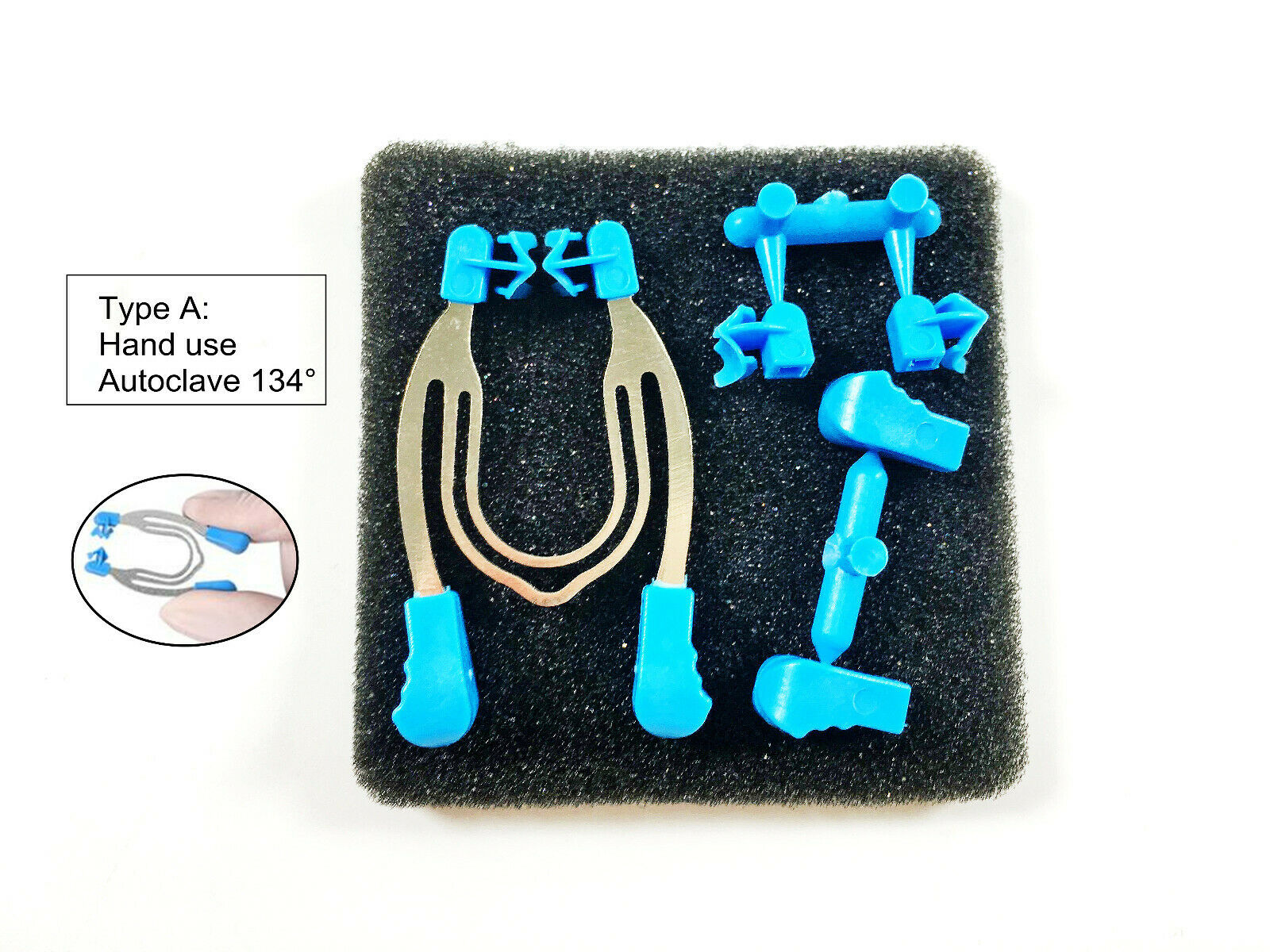 1~10 sets Hand Use Dental Forming Sheet Matrix Bands Sectional Clip Clamp Autoclave 134