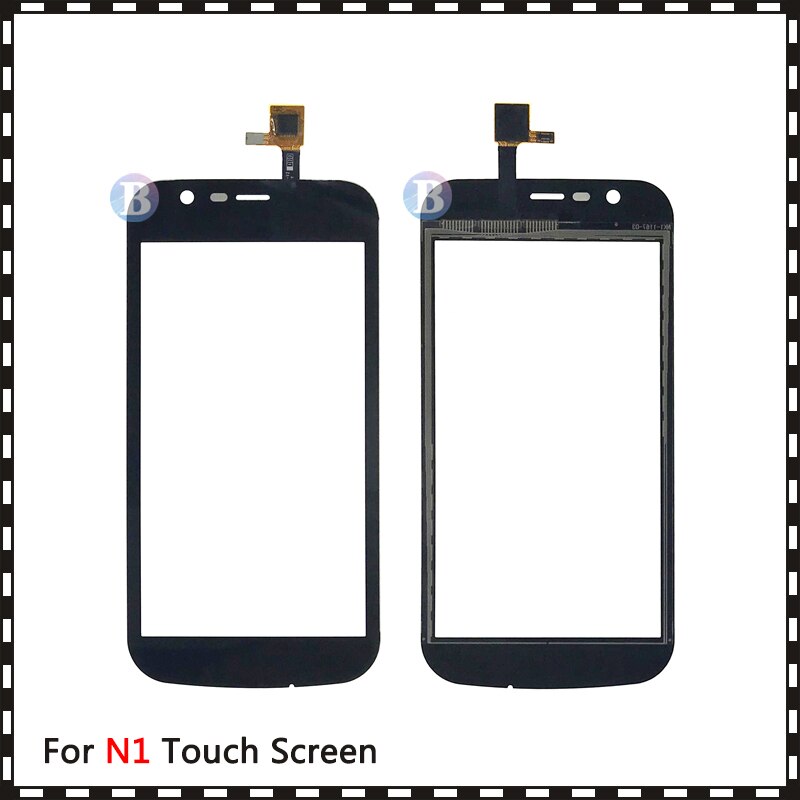 4.5 "Voor Nokia 1 N1 Touch Screen Digitizer Sensor Outer Glas Lens Panel Black