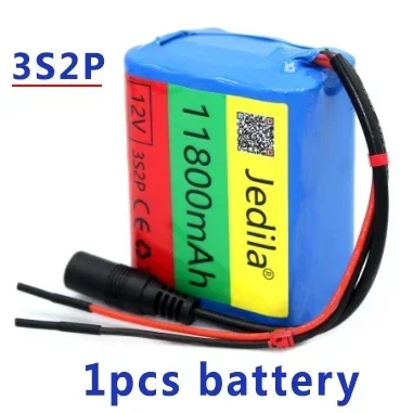 .12V.11800 mAh.3S2P.Batterie Au Lithium.18650.Batterie Au Lithium Pack Protection Conseil: Blue