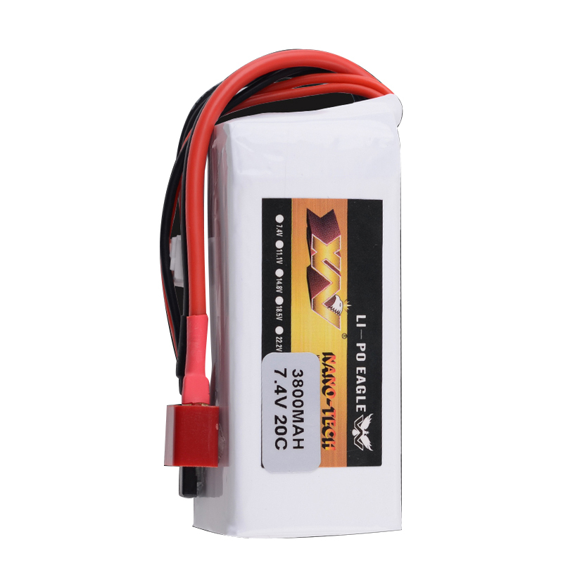 7.4V 3800mAh 20C Lipo Battery For BAJA 5B/5T/5SC Car Model Gasoline Receiver Accessories Parts 7.4V Battery