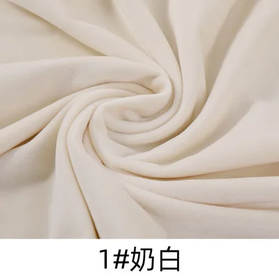 50x50cm 1mm Puppe Haut Stoff Fabrik Spezielle Haut Farbe Stoff Kristall Super Weiche Kurze Plüsch Stoff DIY handgemachte Tuch TJ9871: L / Weiß