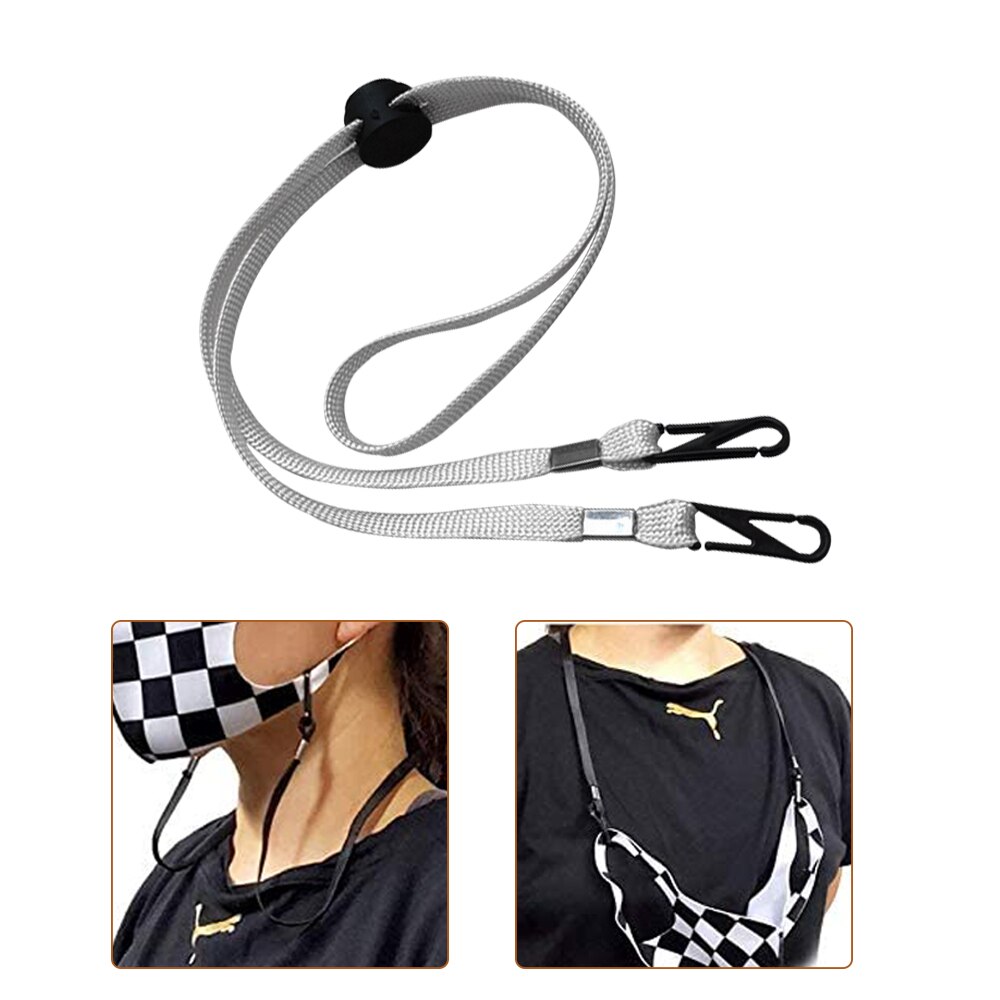 5Pcs Lanyard Masker Band, Met Clip En Verstelbare Stopper, Anti-Slip Zonnebril, bril Met Anti-Slip Ketting, Lanyard