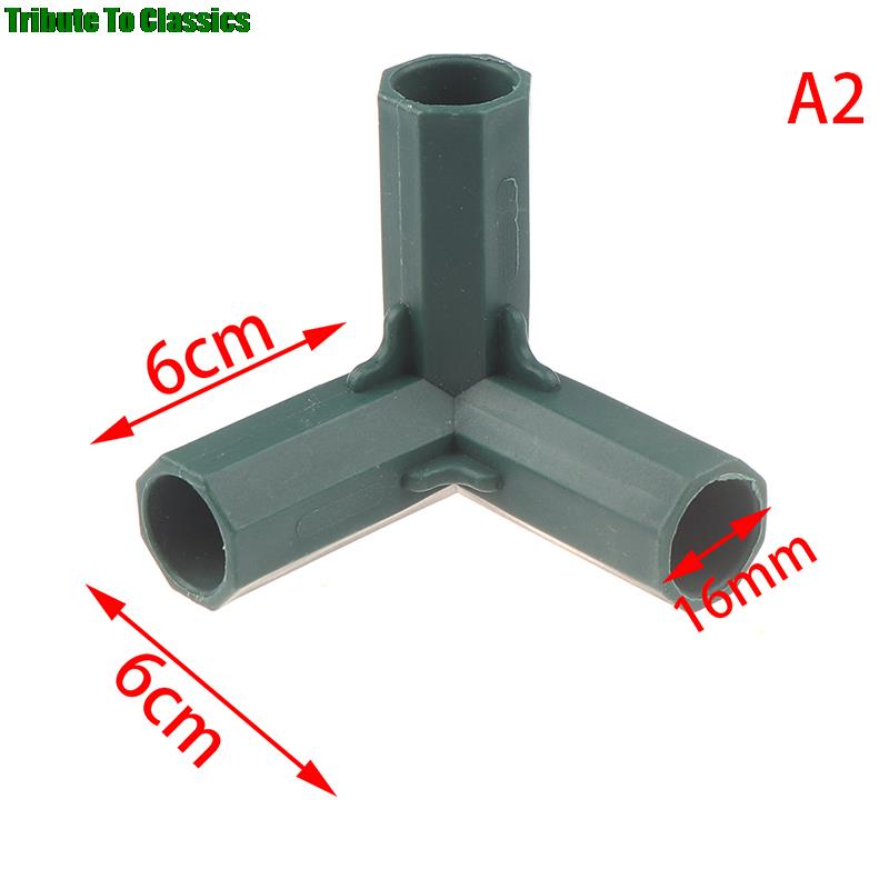Cadre de serre robuste, raccord Stable, connecteur à Angle droit, 3, 4, 5 voies, outil de jardin, 16mm, 5 Types