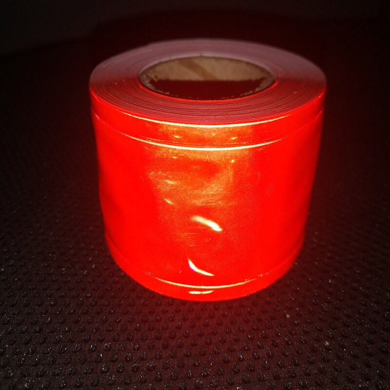 5 cm x 3 m reflekterende conspicuity teip fargerik sikkerhetskonstruksjon arbeider sy stripe til klær lue stoff
