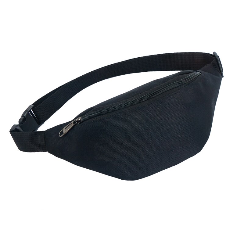 Glrsbuty Taille Tas Vrouwen Riem Tas Vrouwelijke Mode Fanny Pack Waterdichte Borst Handtas Dames Buik Hip Heuptas portemonnee: New Black