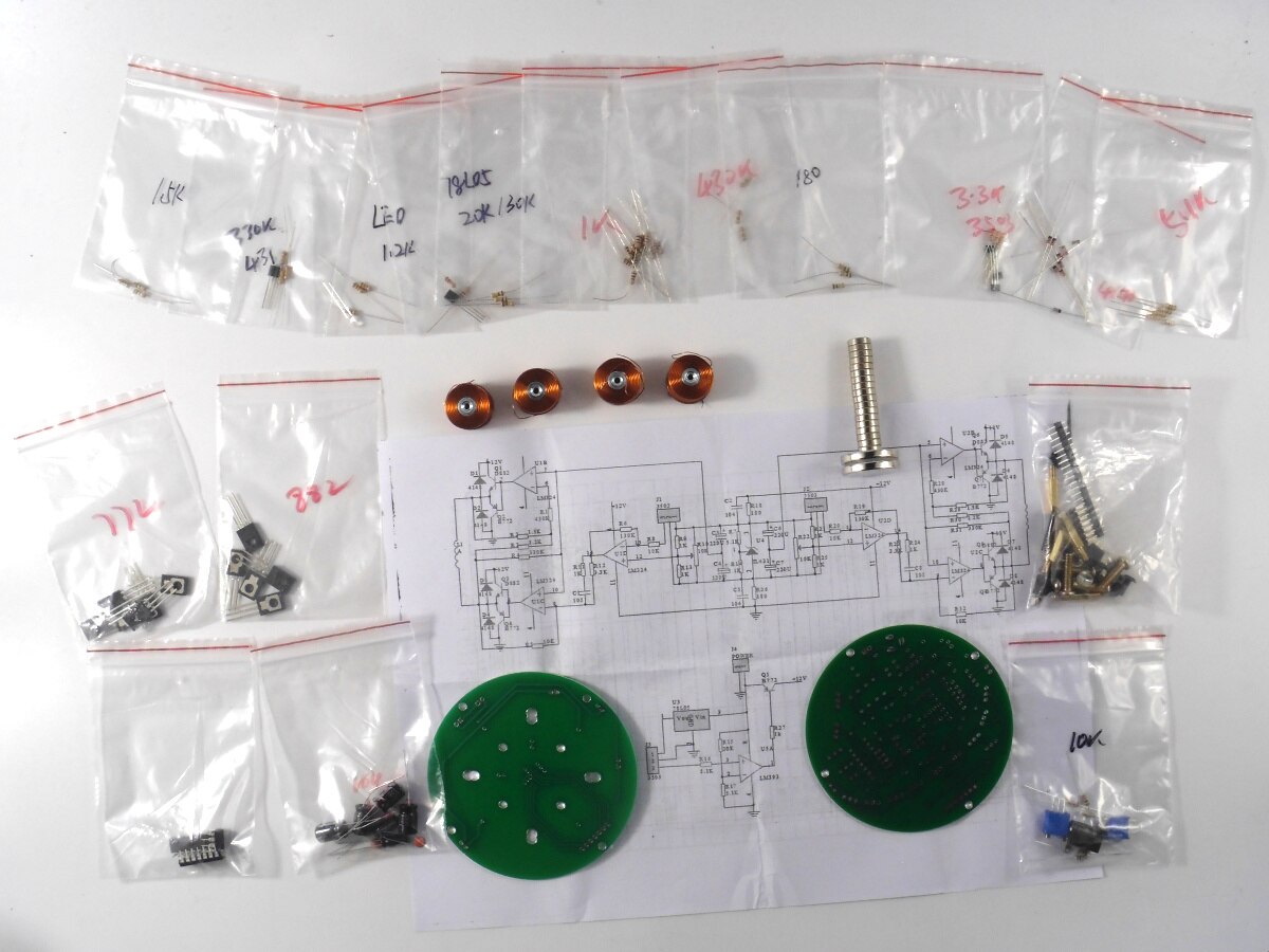 1SET DIY push type magnetic levitation Kit parts analog circuit intelligent