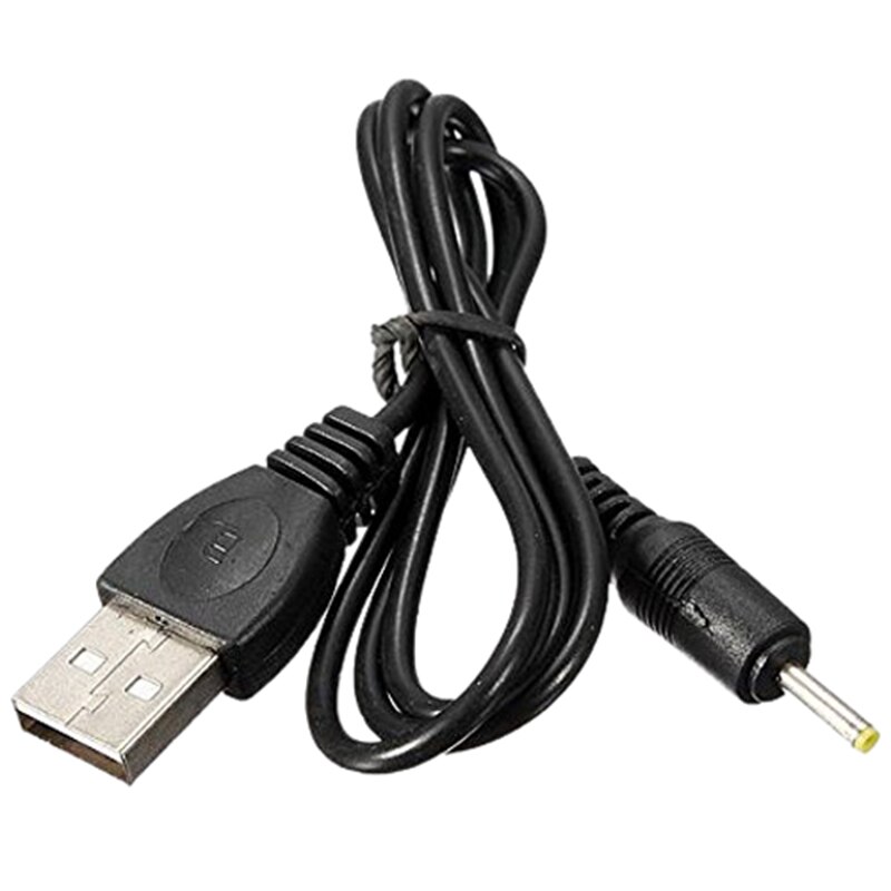 salita-5V 2.5 millimetri DC USB spina del cavo di Ricarica di alimentazione di Carico del caricatore del Cavo per tavoletta PC Smartphone GPS Nero