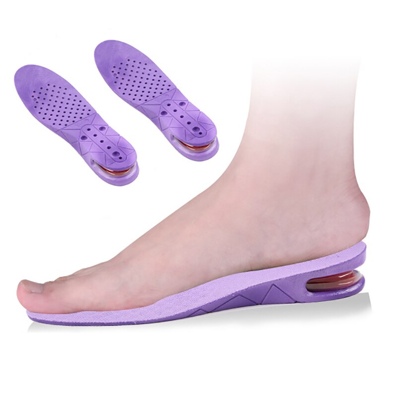 Ushine 3cm indersål forhøjende pude hæver justerbar hæl sko højere indersål kvinde fodlapper