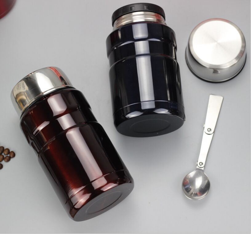 Termo de 700ml para comida, termo grande, fiambrera, fiambrera con aislamiento, caja de gachas para sopa, termo para café al aire libre, tazas, Termos, Thermocup