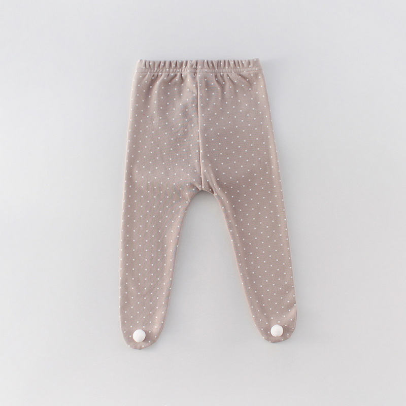 2022 neue Frühjahr Kinder Mädchen Jungen Leggins Beige Grau Apricot Dot Pompom Große PP Strumpfhosen Strümpfe Bebe Hosen Baumwolle Kleidung e5028: apricot / 80cm 12-18Months