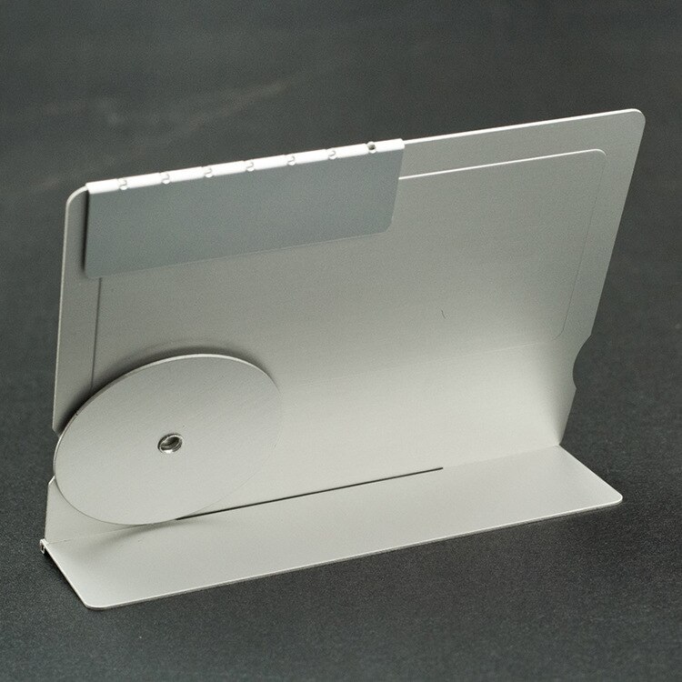Ultra-tynd kontor desktop cool skrivebord kalender kalender kalender metal i engelsk million kalender reklame