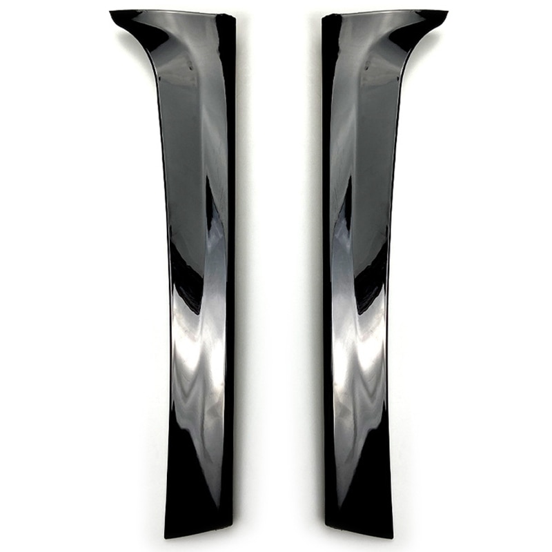 Bakruta bak spoiler sidovingsdelare för tiguan  mk2 blank svart 2 st