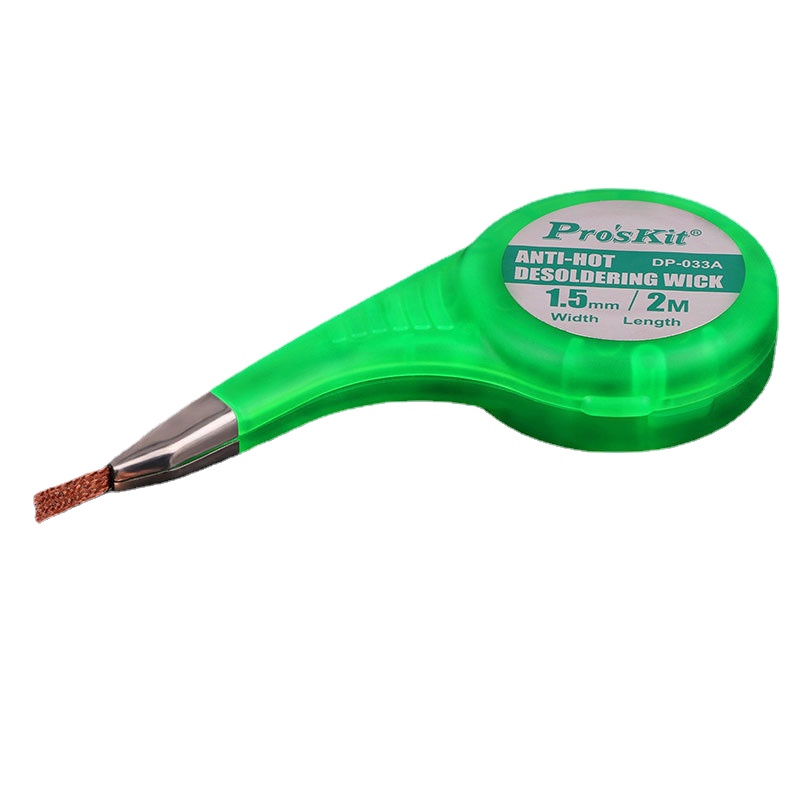 1Pcs Desoldering Wick Braid Solder Wick Remover Sucker with Thumb Wheel Dispenser Solder Remover Vacuum Sucker Desoldering