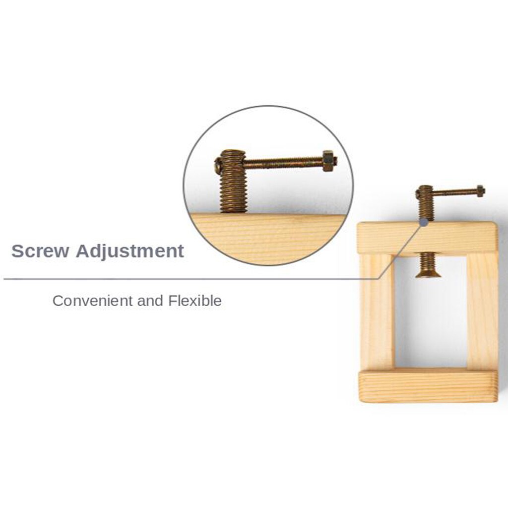 Wood Mini Flat Clamp Table Jaw Bench Clamp Drill Press Vice Opening Table Vise
