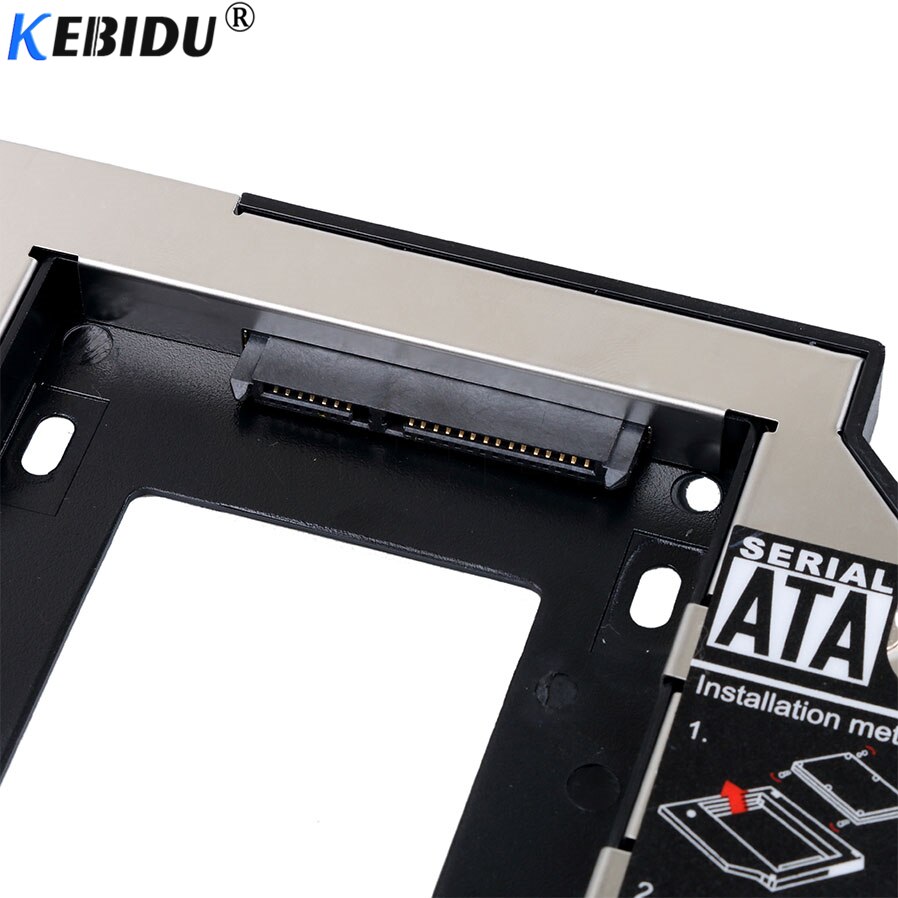 Kebidu Universal- SATA zu SATA festplatte Bucht 9,5mm, für 9mm 9,5mm nclosure bucht SSD fallen festplatte, für Laptop seltsam Optibay
