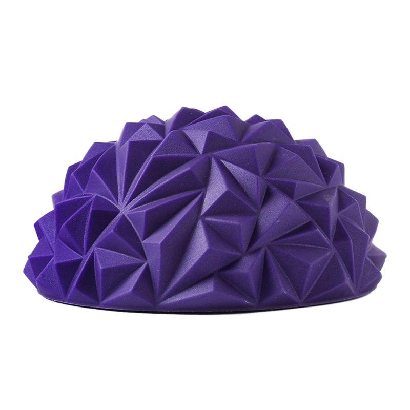 Yoga Half Ball Physical Fitness Equipment Exercise Balance Ball for Gym Pilates: Purple 