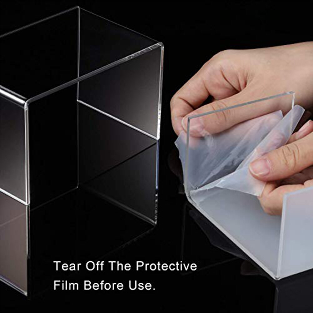 10pcs Transparent Acrylic Display Stand Jewelry Display Stand Doll Storage Rack Store Marketing Display Tool Figurines Display